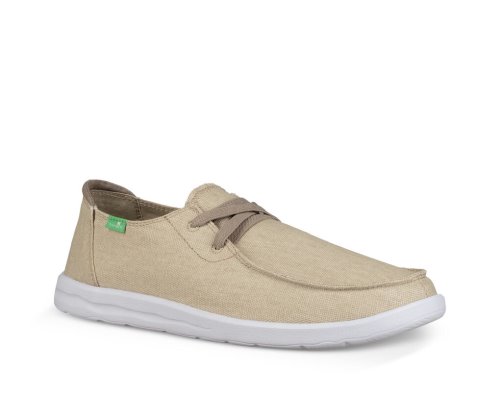 Férfi Sidewalk Surfers - Sanuk Shaka - Sanuk Khaki Cipő XEWVOI714